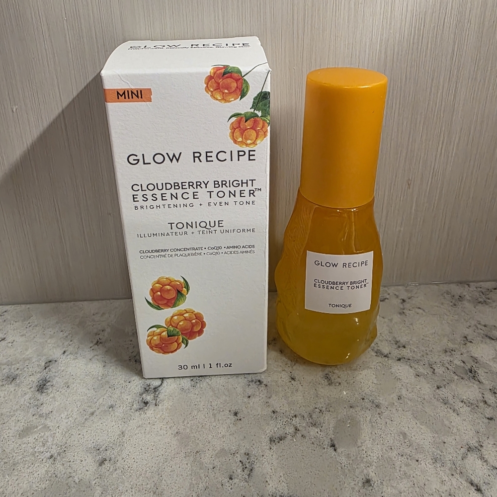 Glow Recipe Cloudberry Bright Essence Toner 30 ML NIB